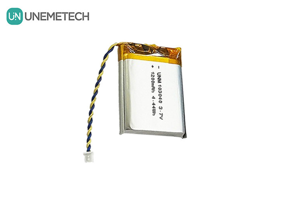 3.7V oplaadbare Li-polymerbatterij 103040 1200 mAh voor medisch apparaat en LED-lamp