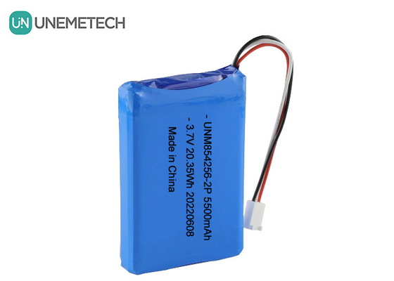 3.7V Li Poly oplaadbare batterijen Pack 854256 2P 5500mAh Batterijen voor industriële apparatuur