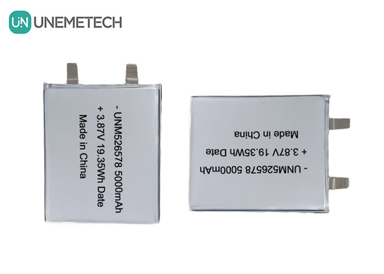 526578 3.87V Hoogspannings LiPo-accu 5000mAh 4.45V Charge Spanning Voor Power Bank
