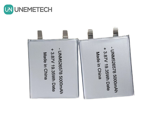 526578 3.87V Hoogspannings LiPo-accu 5000mAh 4.45V Charge Spanning Voor Power Bank