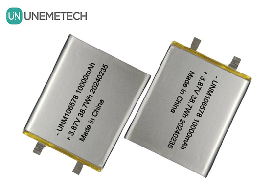 LiPo-batterij met een hoge capaciteit 10000mAh 3.87V 106578 voor energieopslagsystemen