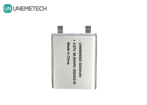 3.87V 9200mAh 906583 Hoogspannings Lithium Ion Batterij Pack Voor Power Bank