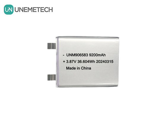 3.87V 9200mAh 906583 Hoogspannings Lithium Ion Batterij Pack Voor Power Bank
