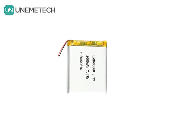 UNEMETECH 605060 2000mAh Polymer Lithium Battery 3.7V Schoonheidsinstrument Oplaadbare batterij