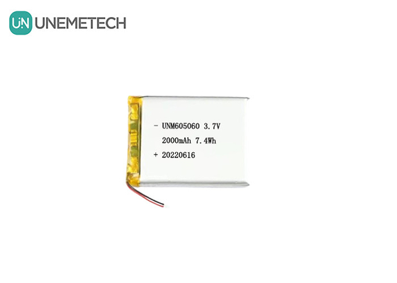 UNEMETECH 605060 2000mAh Polymer Lithium Battery 3.7V Schoonheidsinstrument Oplaadbare batterij