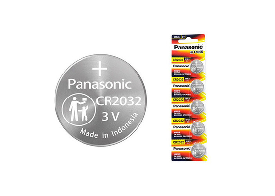 Autosleutelbatterij Panasonic CR2032 3V 225mAh knopcellen voor voertuigsleutels