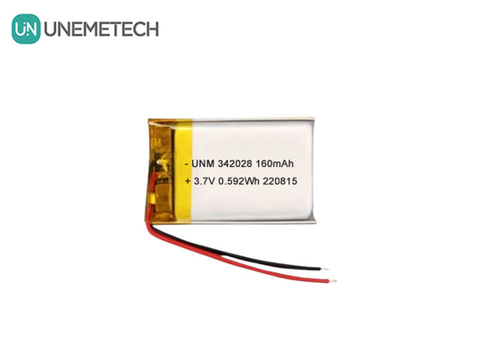 Bluetooth-batterij 160mAh 3.7V oplaadbare lithium-polymer-ionbatterij 342028 voor tracker