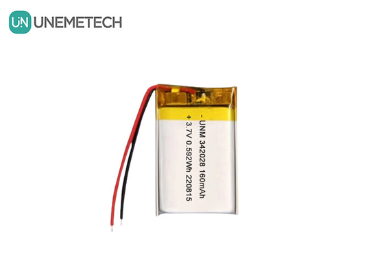 Bluetooth-batterij 160mAh 3.7V oplaadbare lithium-polymer-ionbatterij 342028 voor tracker