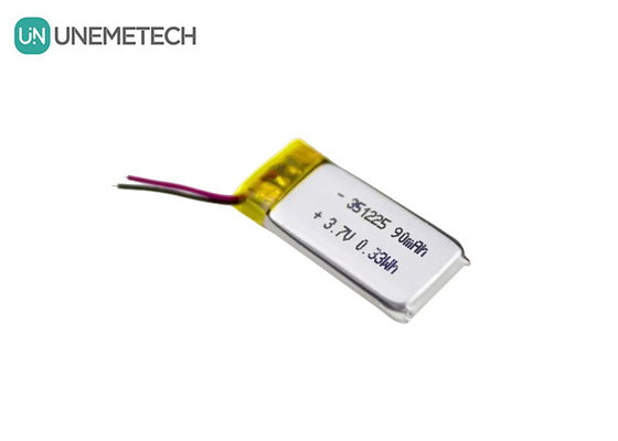 351225 Polymer Li-ion batterij 3,7V 90mAh Oplaadbare Ultra Thin Li-Polymer batterij