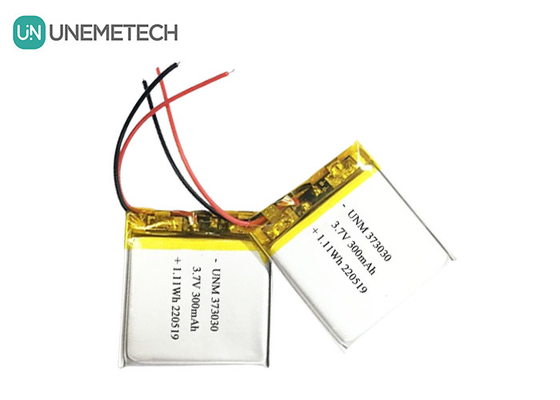 3.7V 300mAh LiPo oplaadbare batterij 373030 voor Bluetooth-luidspreker