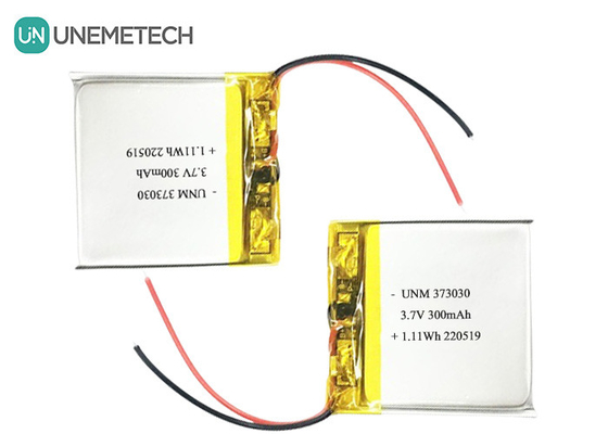 3.7V 300mAh LiPo oplaadbare batterij 373030 voor Bluetooth-luidspreker
