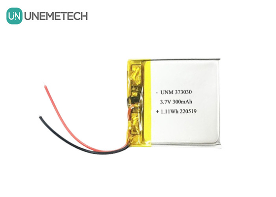 3.7V 300mAh LiPo oplaadbare batterij 373030 voor Bluetooth-luidspreker