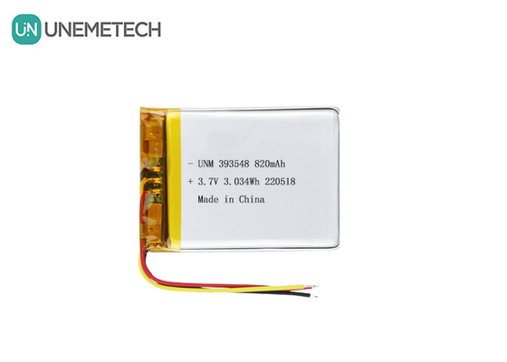 Lithiumpolymerbatterij 3.7V 820mAh 393548 Lipo oplaadbare batterij voor elektronische borstpomp