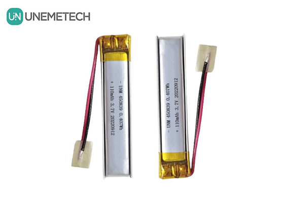 Precisieontwerp 3.7V 110mAh LiPo-batterij oplaadbare lithium-polymerbatterij 450839