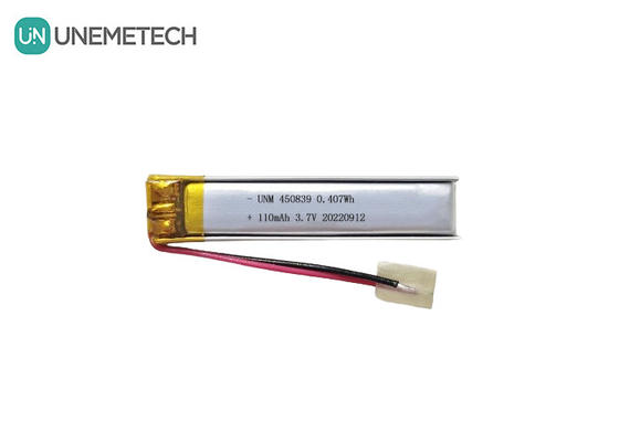 Precisieontwerp 3.7V 110mAh LiPo-batterij oplaadbare lithium-polymerbatterij 450839