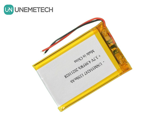 3.7V 1350mAh oplaadbare Li-Ion Polymer Battery Pack 554247 voor Mini Drone