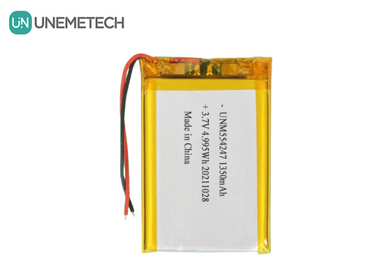 3.7V 1350mAh oplaadbare Li-Ion Polymer Battery Pack 554247 voor Mini Drone