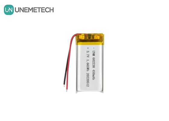 Lithium Ion Polymer Battery 602238 3.7V 450mAh Oplaadbare Li-ion Battery voor huisdier Tracker