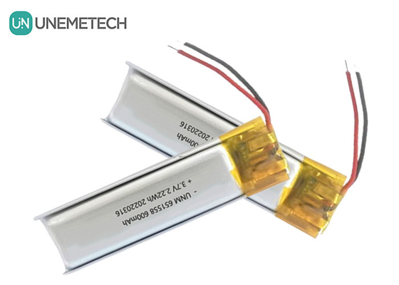 Beauty &amp; Makeup Battery Supplier 600mAh 3.7V Lipo Battery 651558 voor haarverwijder