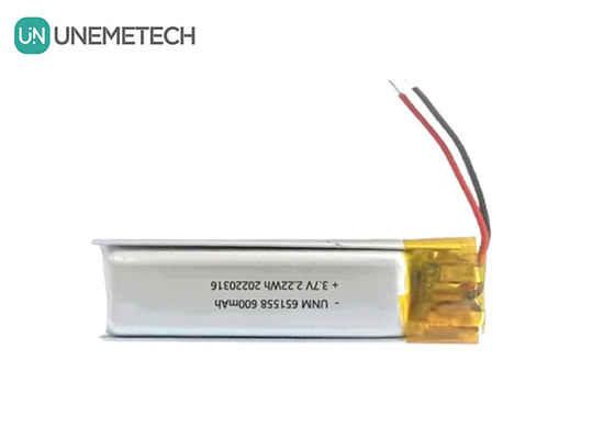 Beauty &amp; Makeup Battery Supplier 600mAh 3.7V Lipo Battery 651558 voor haarverwijder