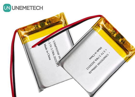 LiPo-batterij 1000mAh 703540 3.7V oplaadbare Li-polymerbatterij voor elektronische producten