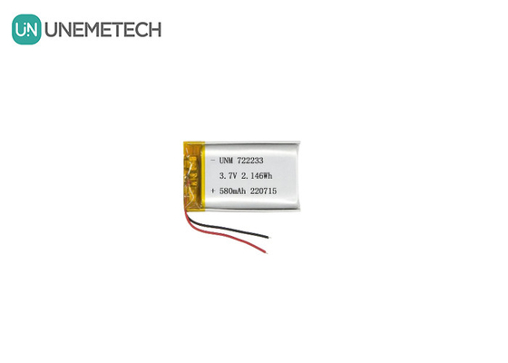Lithiumpolymerbatterijen 722233 3.7V 580mAh LiPo-batterijen uit China