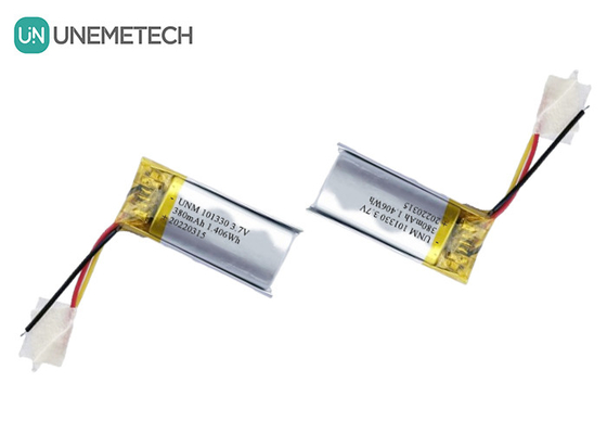 3.7V 380mAh oplaadbare Li-Polymer batterij 101330 voor Smartwatches