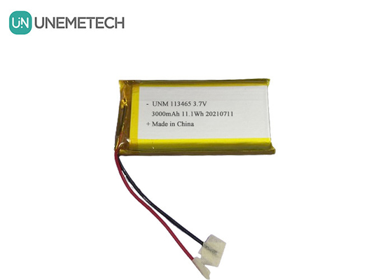 3.7V 3000mAh oplaadbare lithium-polymerbatterij 113465 voor smartphone