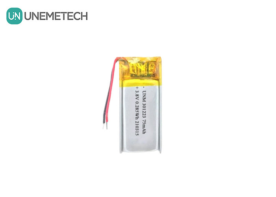 3.8V 75mAh Lithium Ion Polymer Battery 321223 Kleine Lipo-batterij voor elektronische pen