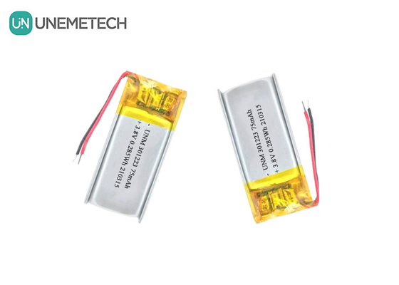 3.8V 75mAh Lithium Ion Polymer Battery 321223 Kleine Lipo-batterij voor elektronische pen