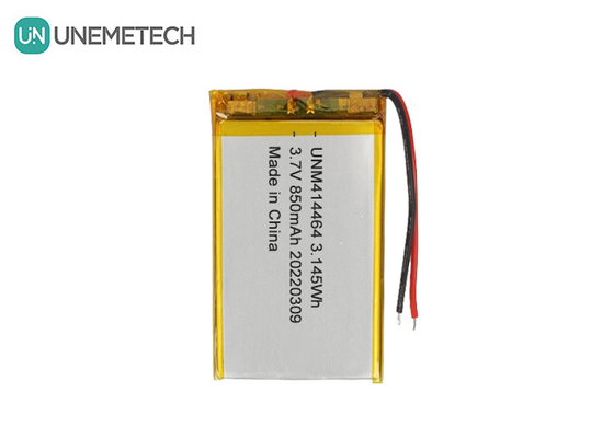 3.7V 850mAh oplaadbare LiPo-batterij 414464 zakbatterij voor tafellamp