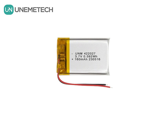 Oplaadbare LiPo-batterij met hoge dichtheid 3.7V 160mAh 422027 voor Bluetooth-headset