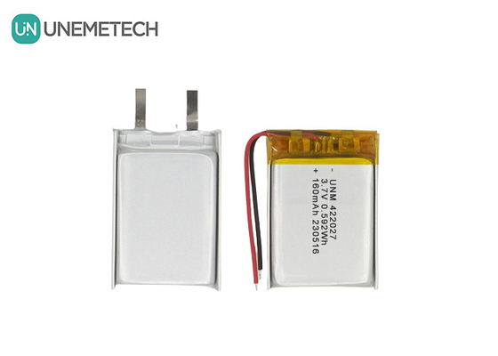 Oplaadbare LiPo-batterij met hoge dichtheid 3.7V 160mAh 422027 voor Bluetooth-headset