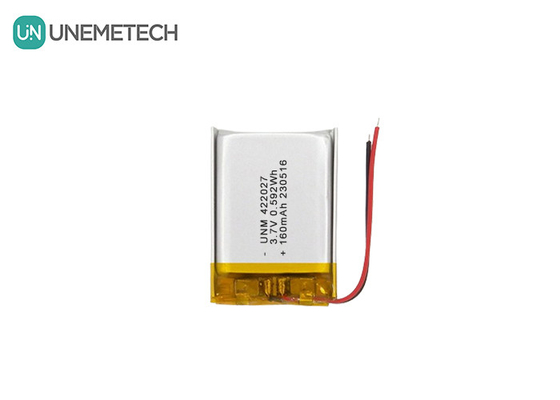 Oplaadbare LiPo-batterij met hoge dichtheid 3.7V 160mAh 422027 voor Bluetooth-headset
