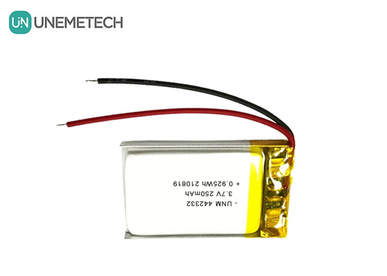 3.7V 250mAh Lipo oplaadbare batterij 442332 Voor draagbare elektronische weegschaal