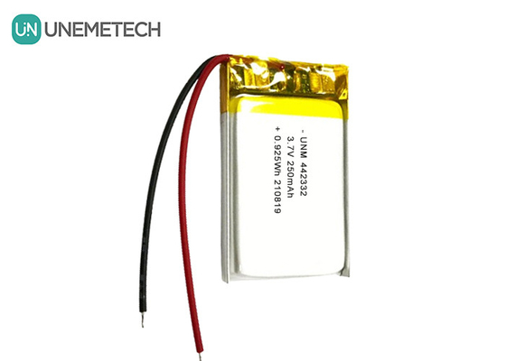 3.7V 250mAh Lipo oplaadbare batterij 442332 Voor draagbare elektronische weegschaal
