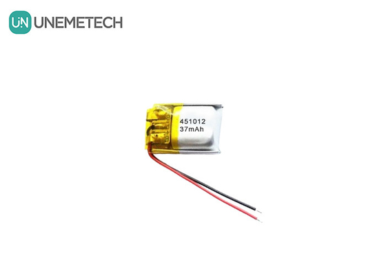 451012 3,7V 37mAh oplaadbare kleine lithium-polymerbatterij voor micro-apparaten