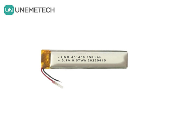 Lipo 3.7V 155mAh oplaadbare polymerbatterij 451458 Voor draadloze headset