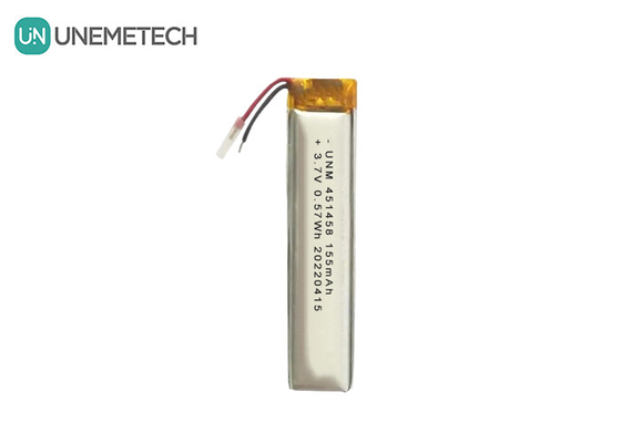 Lipo 3.7V 155mAh oplaadbare polymerbatterij 451458 Voor draadloze headset