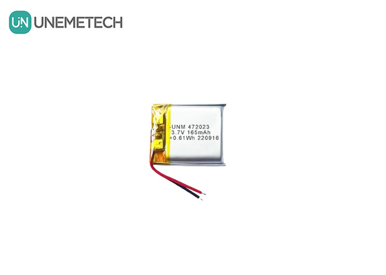 Oplaadbare Li-Ion Lithium Polymer Battery 3.7V 165mAh 472023 MP3 Player Battery