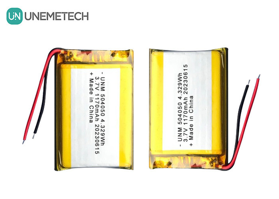 3.7V 1170mAh naadloze integratie Lipo oplaadbare batterij 504050 Voor elektrische gereedschappen