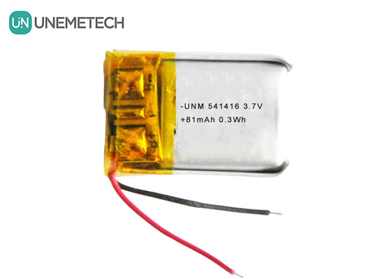 3.7V Lipo oplaadbare batterijen 541416 81mAh Kleine LiPo batterij voor Bluetooth-headsets