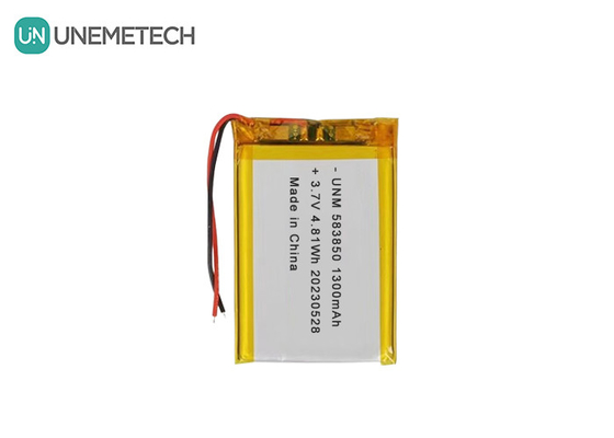 3.7V 1300mAh standaard lithium-ion-polymerbatterij 583850 voor elektronische producten