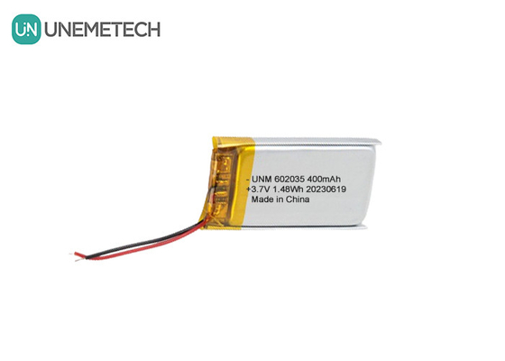 3.7V 400mAh Li Polymer Battery 602035 Lithium Ion Polymer Battery Voor Bluetooth-luidspreker
