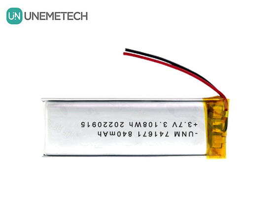 3.7V 840mAh Lipo oplaadbare batterijen 741671 Voor Smart Socket
