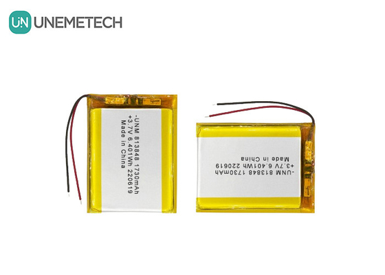 3.7V 1730mAh Lithium Ion Polymer Battery met grote capaciteit 813848