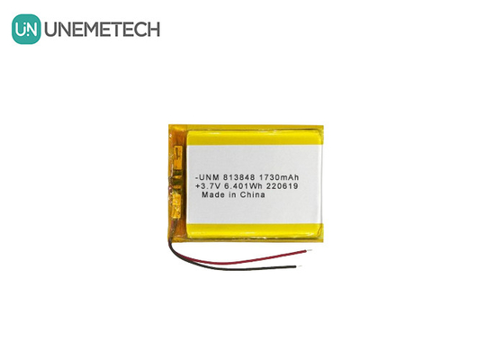 3.7V 1730mAh Lithium Ion Polymer Battery met grote capaciteit 813848