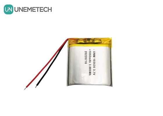 3.7V 1050mAh Custom Compact Design Lipo Battery 103535 Voor miniatuurprojectoren