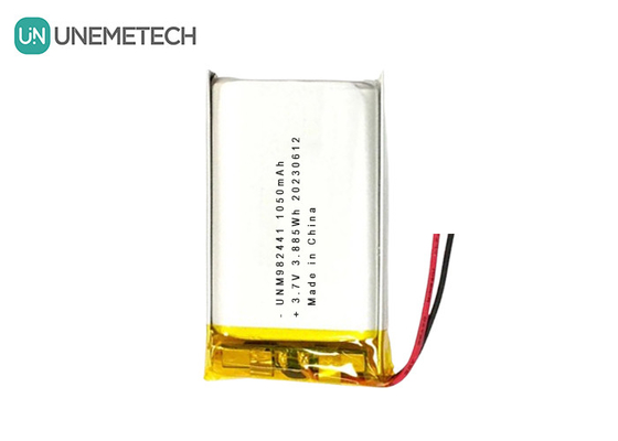 OEM ODM Op maat gemaakt 3.7V 1050mAh Li-ion Polymer Battery 982441 voor Intelligent Doorbell
