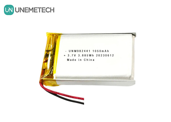 OEM ODM Op maat gemaakt 3.7V 1050mAh Li-ion Polymer Battery 982441 voor Intelligent Doorbell